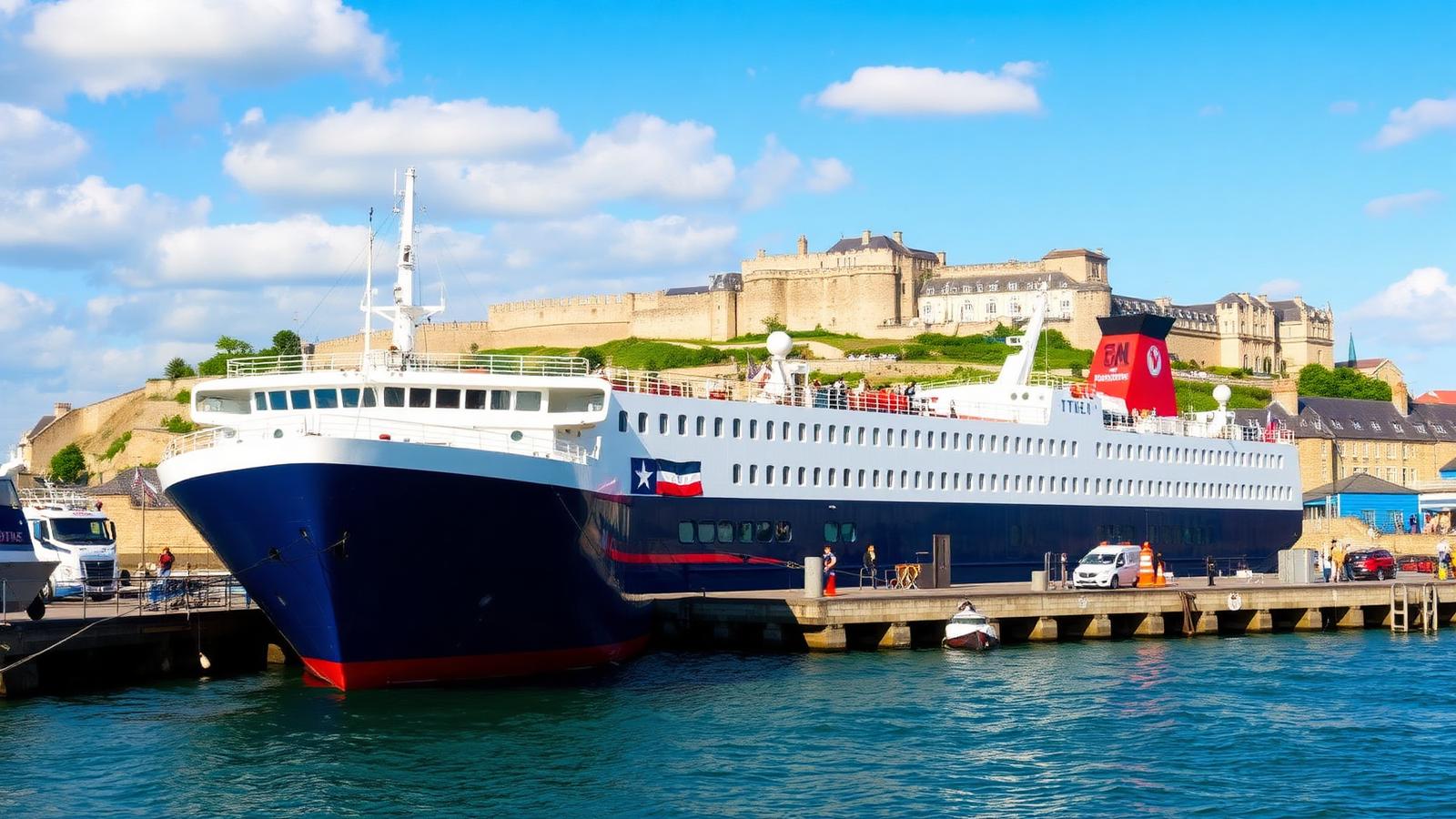 Portsmouth ↔ St-Malo / Roscoff ferry route