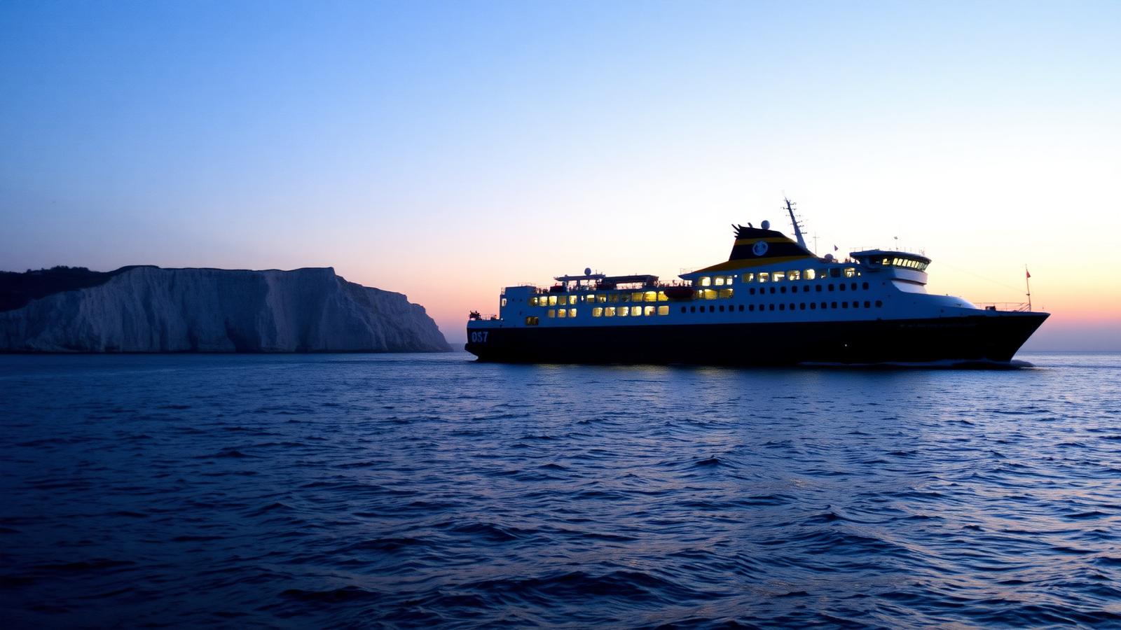 Dover ↔ Calais ferry route
