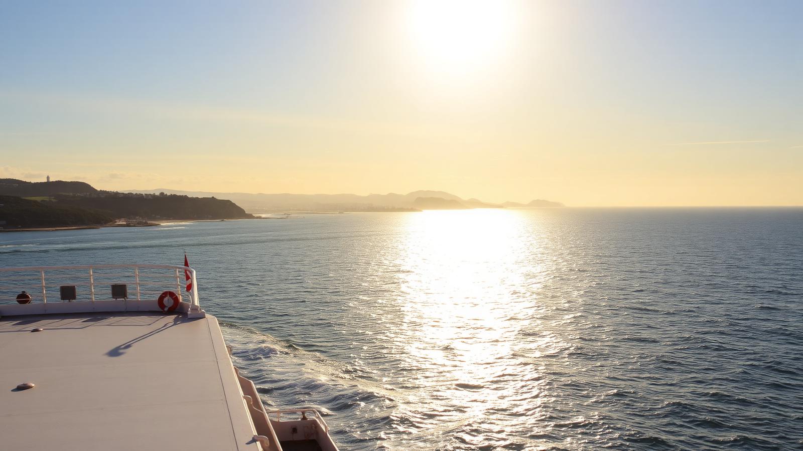 Spain ↔ France ferry route